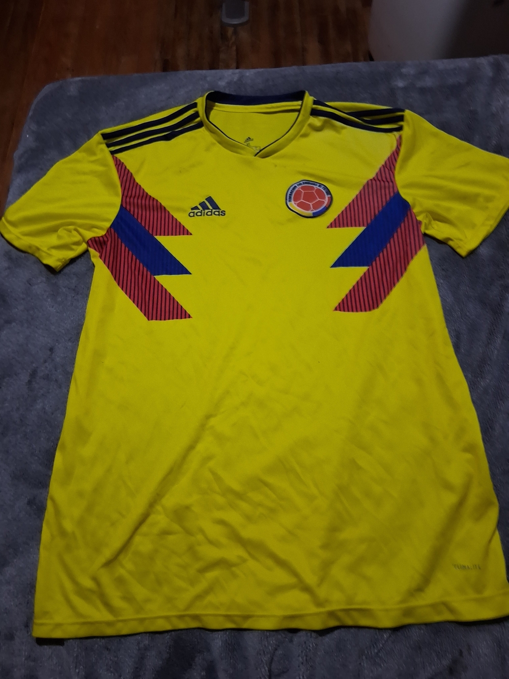 Adidas Men’s Colombia Yellow National Team Soccer Jersey
